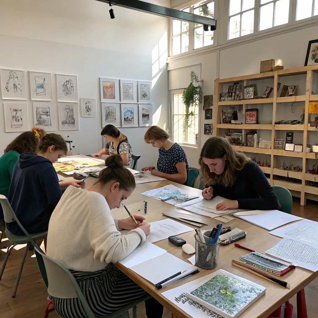 Illustration of drawing classes